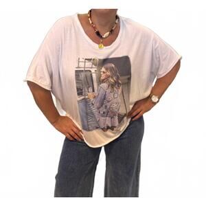 NEW YOLLY bella italia tee in white